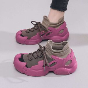 High neck women sneaker